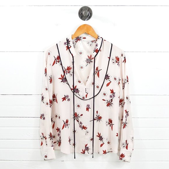 A.L.C. Tops - A.L.C. Floral Blouse #126-27
